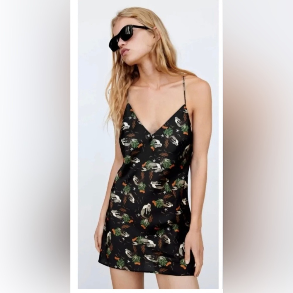 Zara Mermaid Mini Tank Dress